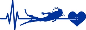 Autoaufkleber Tauchen 013 Aufkleber Sticker Diver tauchen Tauchsport - Bild 1 von 16