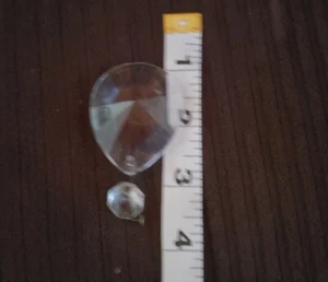 Crystal Teardrop,Clear, 2" L - Picture 1 of 2