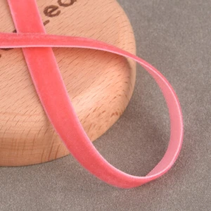 10 yards 3/8"(10mm) Flocked Velvet Ribbon Lot Sewing Trim Band Decoration DIY - Picture 1 of 30