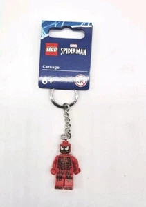LEGO Keychain 854154 Marvel Spider-man Villain - Carnage - Picture 1 of 4