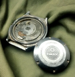 Pre Owned Omax Vintage Arabic Day Date Dial Automatic Mens WristWatch Parts - Picture 1 of 7