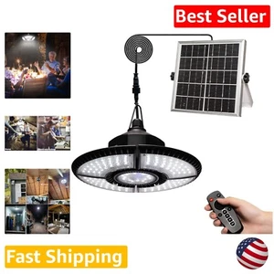 Indoor/Outdoor Solar Shed Light - 136 LEDs - Remote Controlled - IP65 Waterproof - Picture 1 of 9