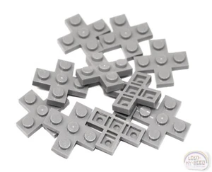 LEGO Classic - 3-Buck Bag - 10-pc 3x3 Cross Plate - LBG - New - (15397) - Picture 1 of 3