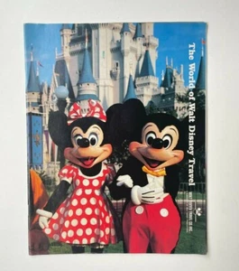 Vintage 1979 The World of Walt Disney Travel Vacation Guide Mickey & Minnie Cove - Picture 1 of 7