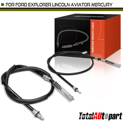 2Pcs Parking Brake Cable for Ford Explorer Lincoln Aviator Mercury Rear LH & RH - Image 1 of 4