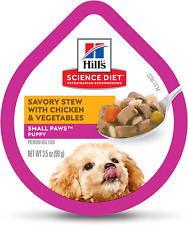 Hill's Science Diet Wet Dog Food, Puppy, Small Paws for Small Breeds, Savory &