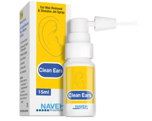 CleanEars Earwax Removal Spray Ear Wax Softener Cleaner Ear Irrigation and Wax - Picture 1 of 7