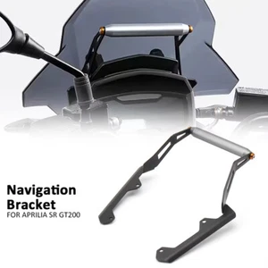 Mobile Phone GPS Navigation Bracket Motorcycle For Aprilia SR GT200 2022 2023 - Picture 1 of 8