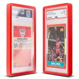 GradedGuard PSA Graded Card Protective Case Display Bumper -RED- NEW - Picture 1 of 2