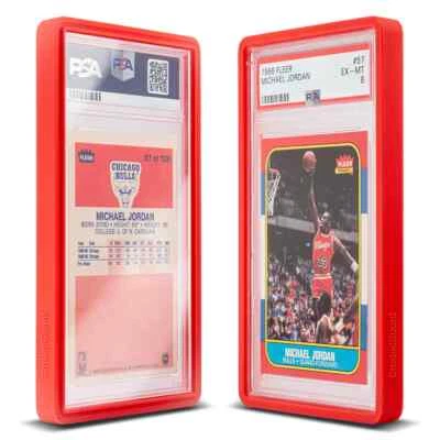 GradedGuard PSA Graded Card Protective Case Display Bumper -RED- NEW