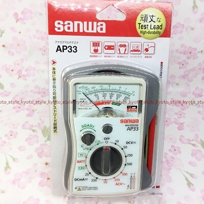 Sanwa Analógico Multi Probador Multímetro AP-33 Japón - Imagen 1 de 4