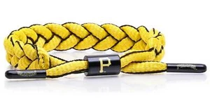 Rastaclat Baseball Pittsburgh Pirates Infield Braided Bracelet - Gold & Black - Picture 1 of 1