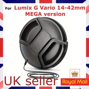 Front Lens Cap Cover for Panasonic Lumix G Vario 14-42mm F3.5-5.6 ASPH Mega - Picture 1 of 19