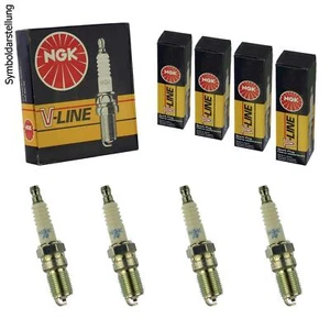 4x NGK Zündkerze passend für Renault Twingo 2 Clio 3 4 1.2 16V D4F 770, D4F 772 - Bild 1 von 5