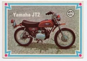 1974 Scanlens Choppers & Hot Bikes (25) Yamaha JT2 - Imagen 1 de 2