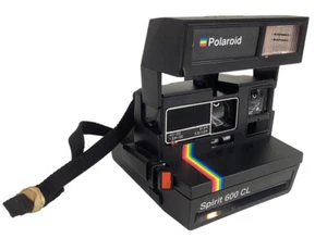 Cámara Polaroid OneStep de primer plano 600 con correa y caja original sin probar - Imagen 1 de 10