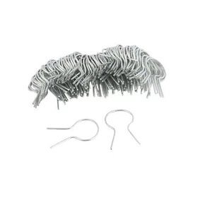 EZ Twist 1 3/8" Preformed 11 Gauge Galvanized Steel Fence Ties - (100 Pack) - Picture 1 of 4