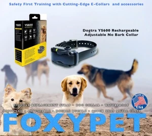 Dogtra YS600 Rechargeable Adjustable No Bark Collar - Picture 1 of 7