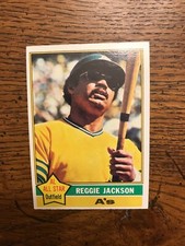 Reggie Jackson 1976 Topps Baseball Card