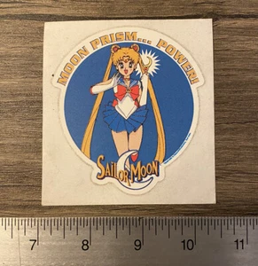 Vintage 1998 Sailor Moon Prism Power Anime Trading Detail Sticker Card Takeuchi - Picture 1 of 2