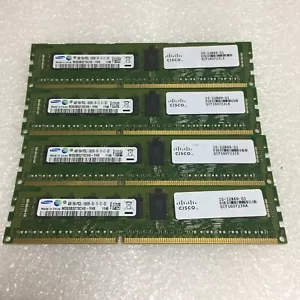 Samsung 4GB (16GB) PC3L-10600R DDR3-1333Mhz ECC Reg Server RAM M393B5270CH0-YH9 - Picture 1 of 3
