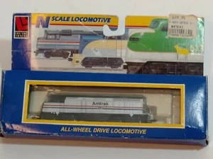 Locomotora escala N Amtrak 381 F40 trenes reales 7641 8 ruedas motrices - Imagen 1 de 3