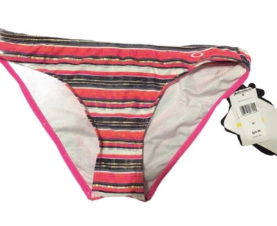 NUEVO CON ETIQUETAS TRAJE DE BAÑO OAKLEY GOOD VIBES HIPSTER ROSA NEÓN BIKINI PARTE INFERIOR M K125 PRECIO DE VENTA SUGERIDO POR EL FABRICANTE $29 Foto 1 de 4