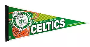 Vintage Boston Celtics NBA Pennant WinCraft 1990’s Eastern Conference - Picture 1 of 12