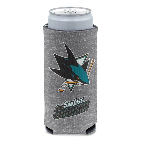 WinCraft San Jose Sharks 12oz. Team Slim Can Cooler Cover