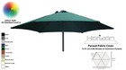 Replacement Fabric Parasol Garden Canopy 2m 2.5m 2.7m 3m 3x2m Cover 6 or 8 Arm