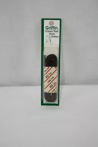 1 Pair Griffin Grannylace Ankle Boot Shoe Brown Laces Strings ShoeLaces 40" New - Picture 1 of 3