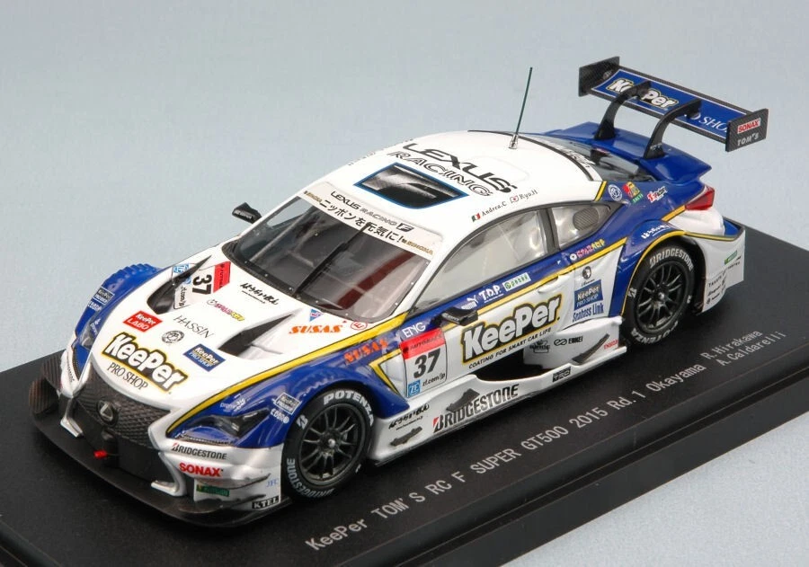 LEXUS RC F N.37 WINNER OKAYAMA SUPER GT500 2015 HIRAKAWA-CALDARELLI 1:43 - Immagine 1 di 1