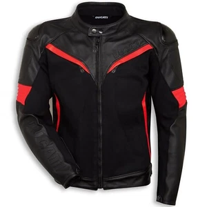 Ducati C2 Fighter Men's Motorbike Racing Leather Jacket - Picture 1 of 4