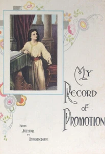 My Record of Promotion From Junior to Intermediate Ruth Knapp 1938 Nashville - Imagen 1 de 8