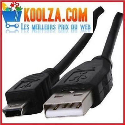 TOP QUALITE CABLE USB 2.0 type A male vers mini B Appareil photo MP3 mini usb