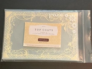 Pack Of 12 Close to My Heart Top Coats 4”X6”Overlays Z1211 - Picture 1 of 3