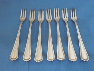 International Silver Amsilco Pattern One Cocktail Seafood Forks - 7 - Picture 1 of 7