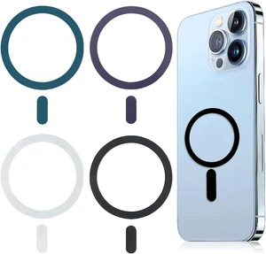 4 Pezzi Anello Magsafe per Custodia per Cellulare Anello Magnetico Telefono Cell - Foto 1 di 12