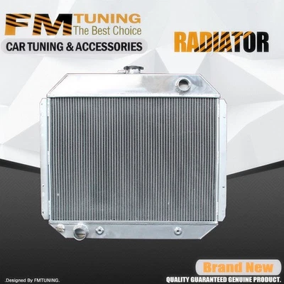 Radiador Bronco para camioneta serie F para Ford V8 AT MT 68-79 2 filas aluminio 433 Foto 1 de 4