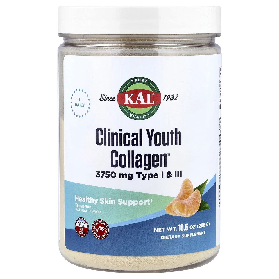 Clinical Youth Collagen™, mandarina, 10,5 oz (298 g) Foto 1 de 3
