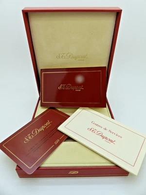 Caja encendedor S T Dupont manual y certificado vintage años 80 usado justo (#7) - Imagen 1 de 4