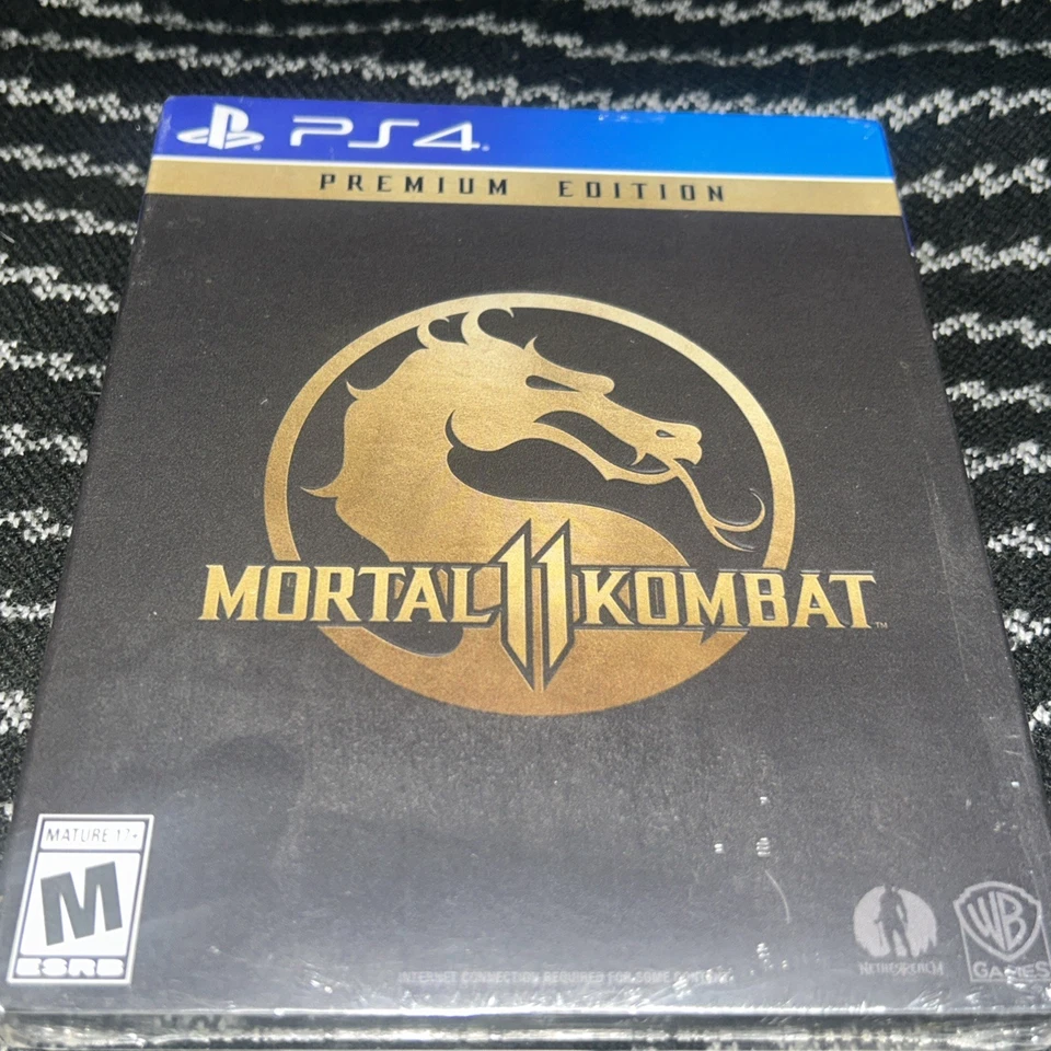 Mortal Kombat 11 Premium Edition [ STEELBOOK Package ] (PS4) NEW SEALED - Image 1 of 4