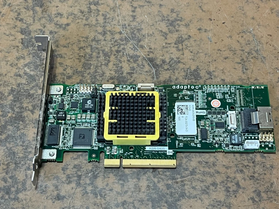 ADAPTEC ASR-5405 PCI EXPRESS X8 4-PORT SAS RAID CONTROLLER W/ 256MB CACHE - Image 1 of 4