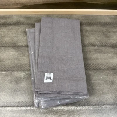 Juego de servilletas de lino de gran tamaño Williams Sonoma Signature/4 grises grises nuevas sin etiquetas Foto 1 de 4