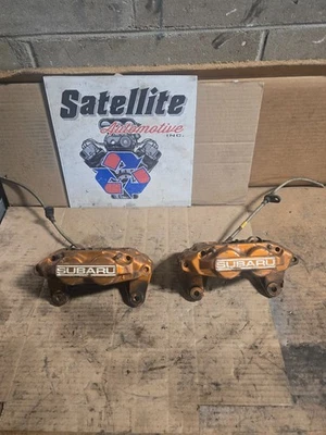 Front Brake Calipers Set For 2006 Subaru Impreza WRX 06-07 Foto 1 de 4