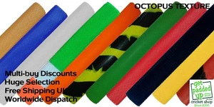 Cricket Bat Grips in Octopus Texture, 25 Colour Options Free Postage - Picture 1 of 37