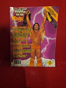WWF Wrestling Magazine June 1990 Vol. 9 No. 6 ULTIMATE WARRIOR NEW WWF CHAMPION - Foto 1 di 16