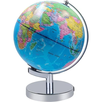 3 in 1 Weltkugel Globus Erde Softball Knautschball Ø 25 cm mit LED Nachtlicht DE - Bild 1 von 4