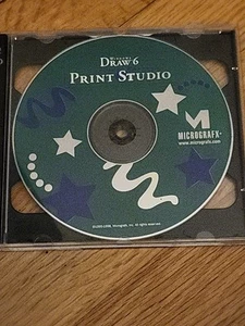 Windows Draw 6 Print Studio Special Edition PC CD-ROM 1998 Micrografx - Picture 1 of 1
