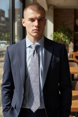 🔥🎅🎄VINYARD VINES НА ЗАКАЗ, РУЧНОЙ РАБОТЫ В США РОСКОШНЫЙ САРЖЕВЫЙ ШЕЛКОВЫЙ ГАЛСТУК, НОВЫЙ С ЯРЛЫКАМИ $89 - Изображение 1 из 4